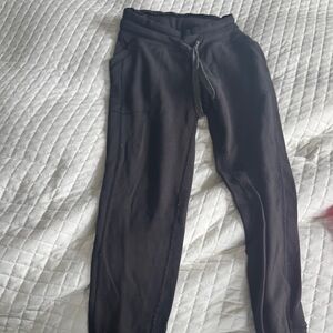 Black Women's Jogger Pants with Drawstring